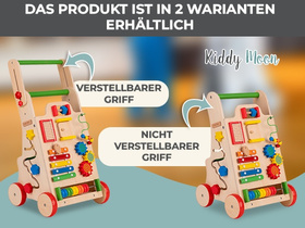 KiddyMoon Chodzik WK-002 Zabawka edukacyjna, wielokolorowy