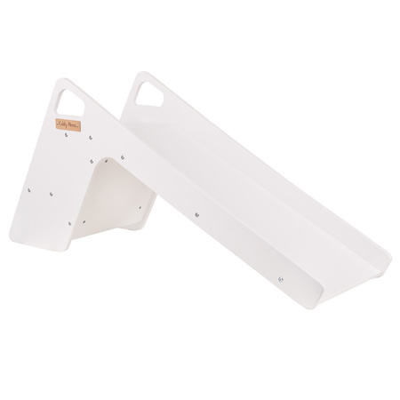 KiddyMoon Krzesełko ślizgawka 2w1 SC-002 Іграшка гірка, білий