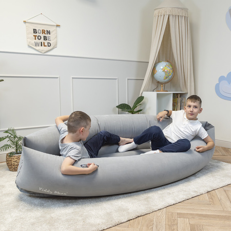 KiddyMoon IP-001 Dmuchana łódka Іграшка сенсорна, сірий