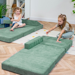 KiddyMoon Materac KMM-1650 Меблі пінопластовий, зелений