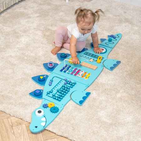 KiddyMoon Tablica manipulacyjna AB-001 Іграшка розвивальна, синій