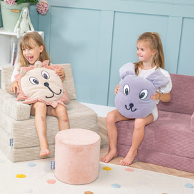 KiddyMoon Fotel KFM-700 Меблі пінопластовий, бежевий
