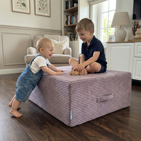 KiddyMoon Pufa/Trampolina KTR-700 Меблі пінопластовий, фіолетовий