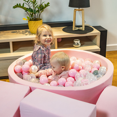 KiddyMoon Piankowy plac zabaw PPZ-213 Zabawka plac zabaw, różowy