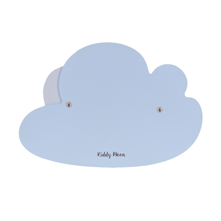 KiddyMoon Relief 3D BR-002 Cloud Akcesoria dekoracje, chmura: niebieski/szary