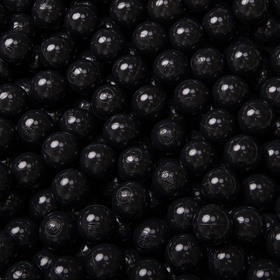 KiddyMoon Plastikowe piłeczki 6cm Zabawka zestaw kulek, czarny
