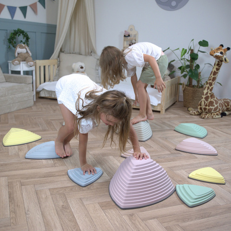 KiddyMoon Kamienie balansujące RS-001 Іграшка спортивна, багатокольоровий