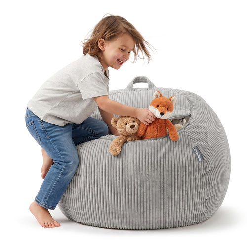 KiddyMoon KM-BAG-EM Меблі крісло, світло-сірий